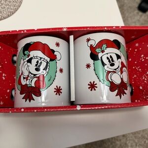 Disney Mickey Mouse Mug Duo - Red and Green